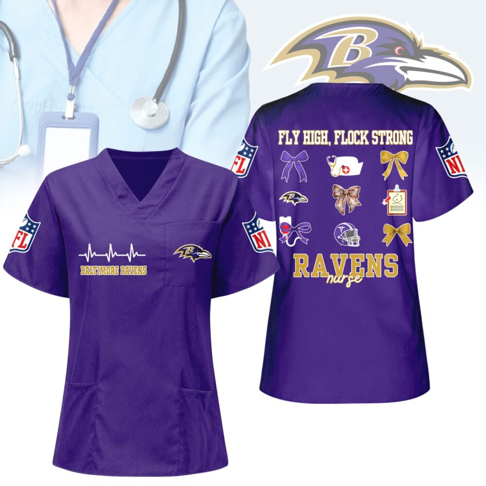 Baltimore Ravens | Premium NFL Nurse Shirt NY