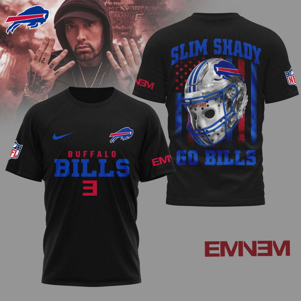 Buffalo Bills | Premium NFL Eminem Fan 3D Shirt NY