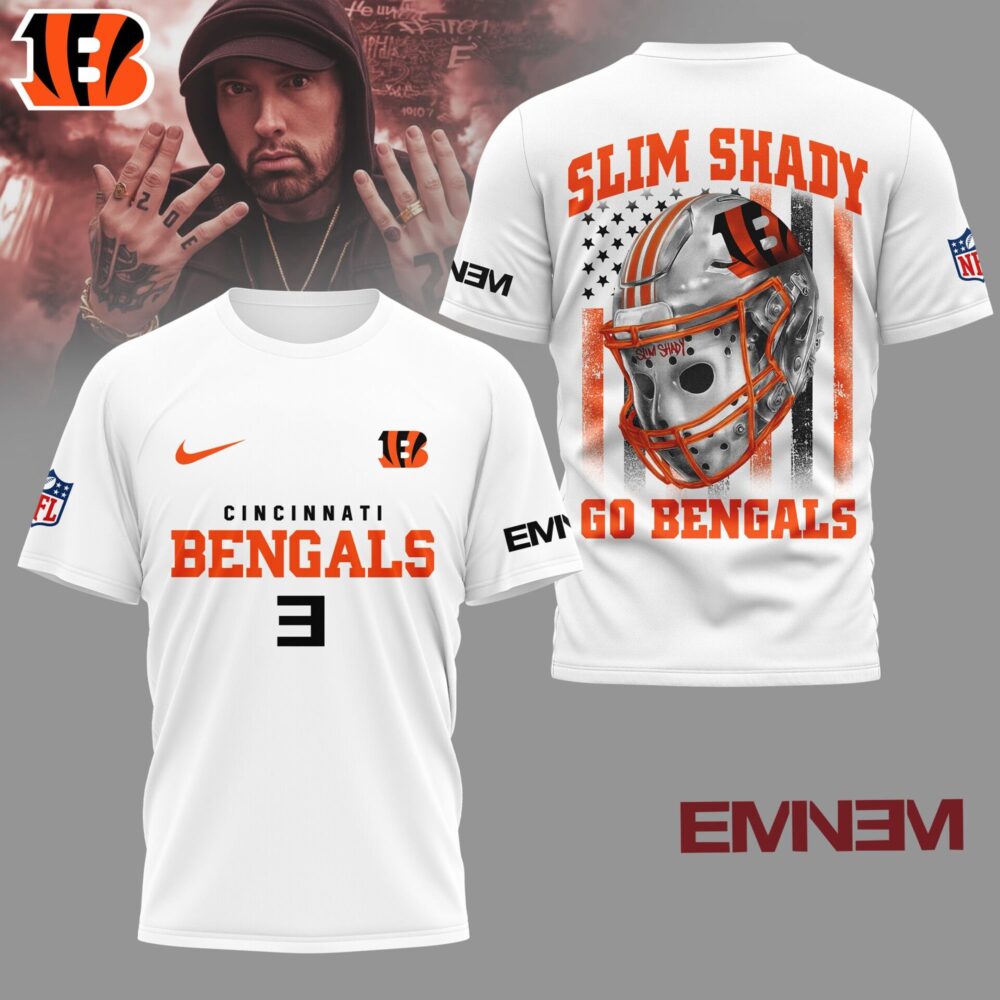 Cincinnati Bengals | Premium NFL Eminem Fan 3D Shirt NY