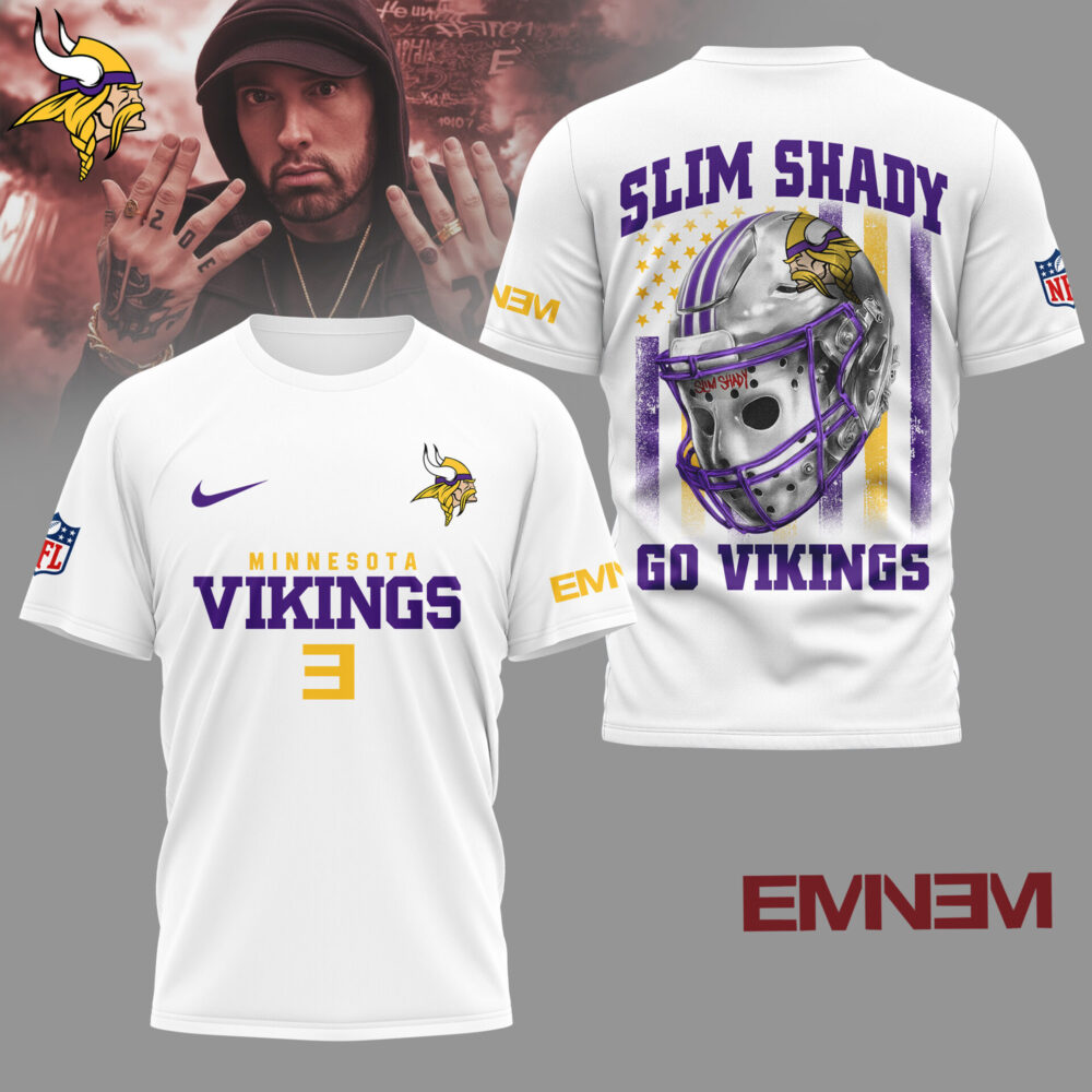 Minnesota Vikings | Premium NFL Eminem Fan 3D Shirt NY