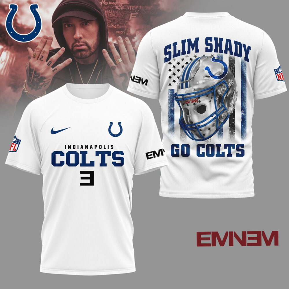 Indianapolis Colts | Premium NFL Eminem Fan 3D Shirt NY