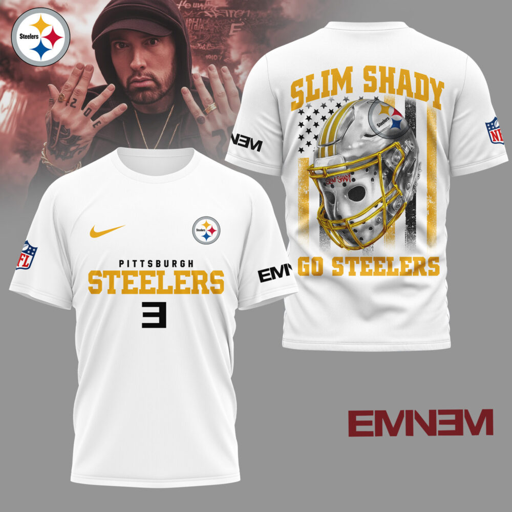 Pittsburgh Steelers | Premium NFL Eminem Fan 3D Shirt NY