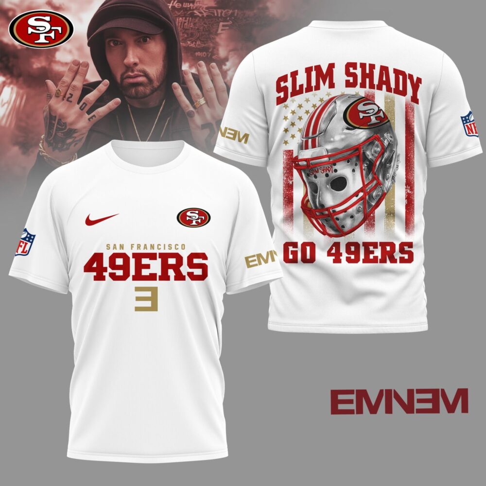 San Francisco 49ers | Premium NFL Eminem Fan 3D Shirt NY