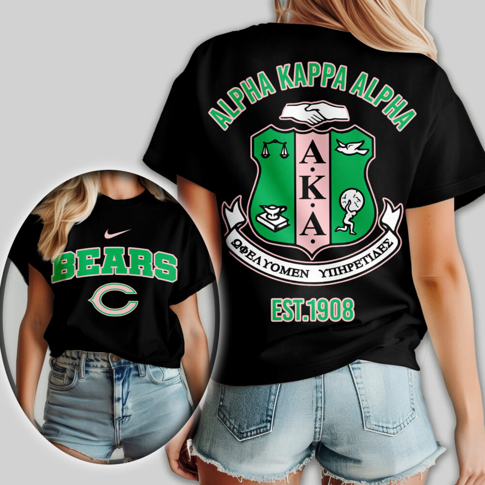 Chicago Bears | Premium NFL Alpha Kappa Alpha Women Shirt TD