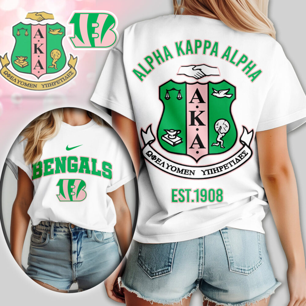 Cincinnati Bengals | Premium NFL Alpha Kappa Alpha Women Shirt TD