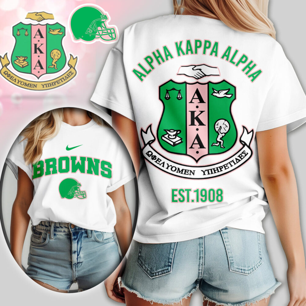 Cleveland Browns | Premium NFL Alpha Kappa Alpha Women Shirt TD