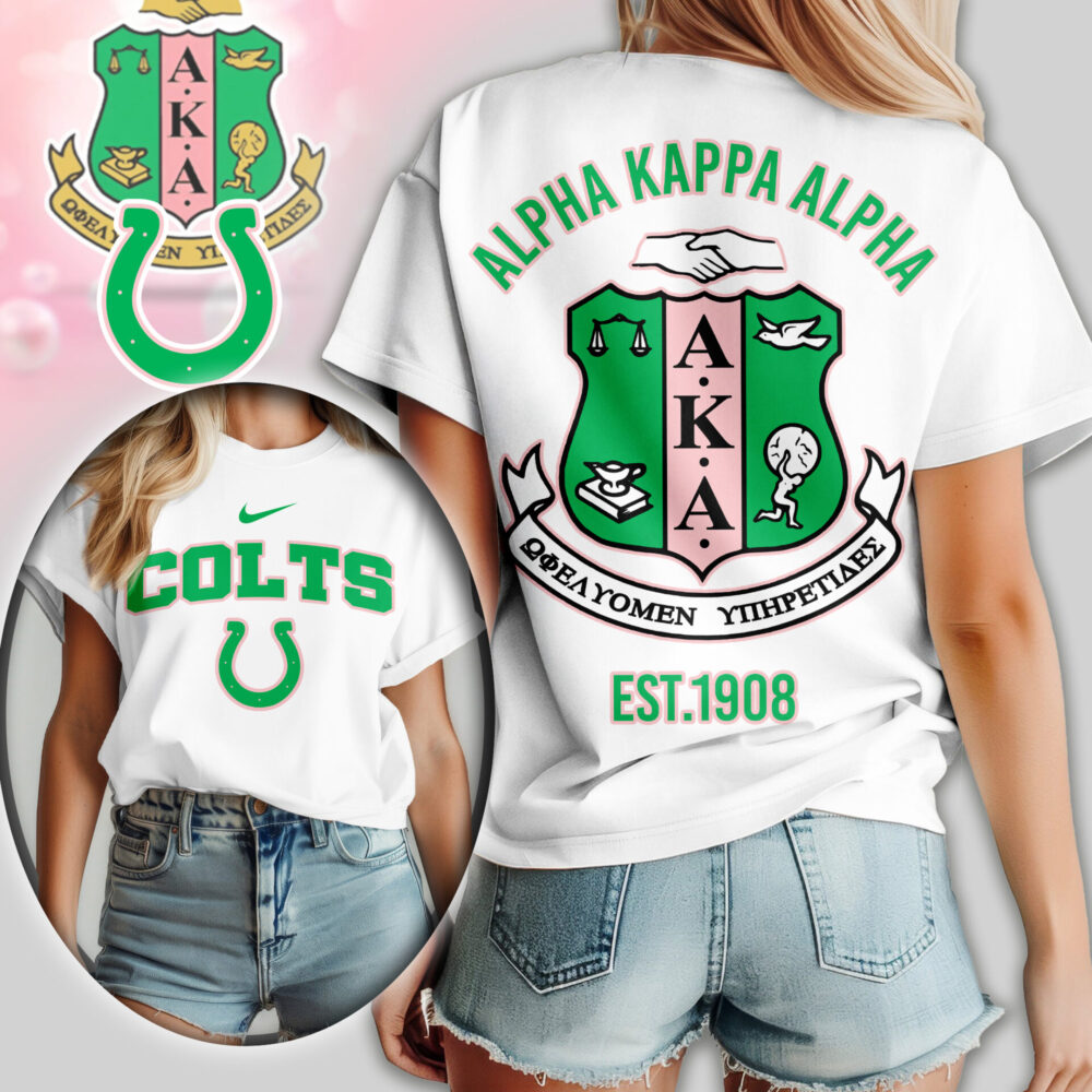 Indianapolis Colts | Premium NFL Alpha Kappa Alpha Women Shirt TD