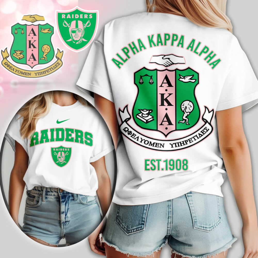 Las Vegas Raiders | Premium NFL Alpha Kappa Alpha Women Shirt TD