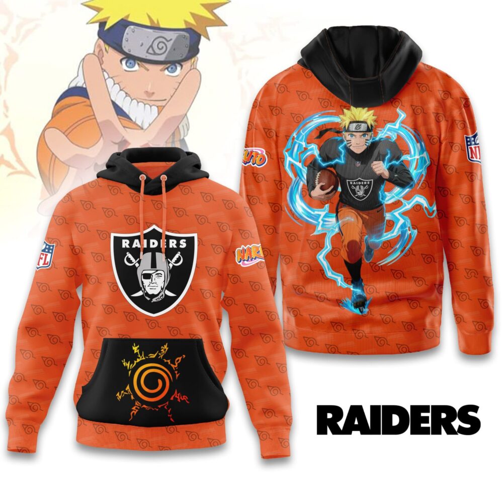 Las Vegas Raiders | Premium NFL x Naruto Limited Edition Hoodie MM