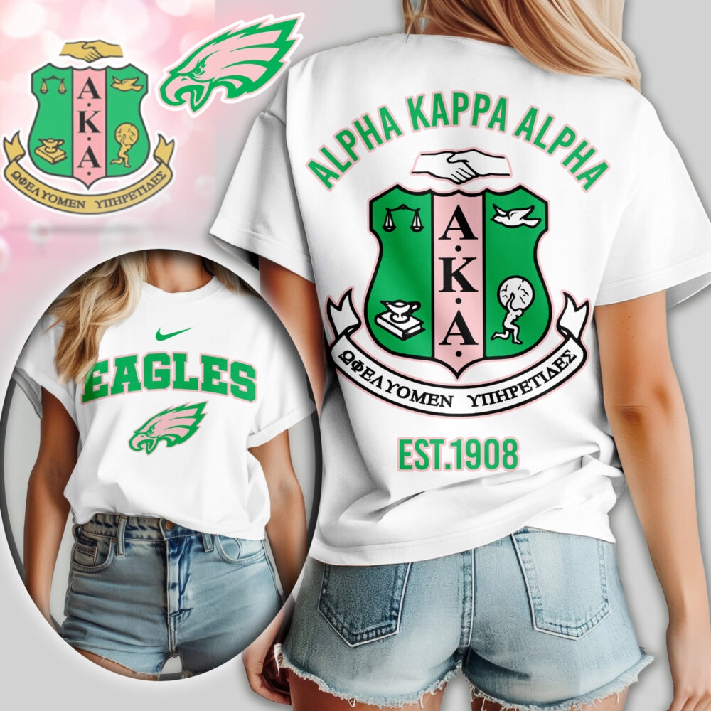 Philadelphia Eagles | Premium NFL Alpha Kappa Alpha Women Shirt TD