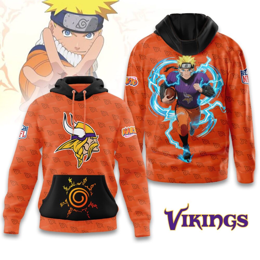 Minnesota Vikings | Premium NFL x Naruto Limited Edition Hoodie MM