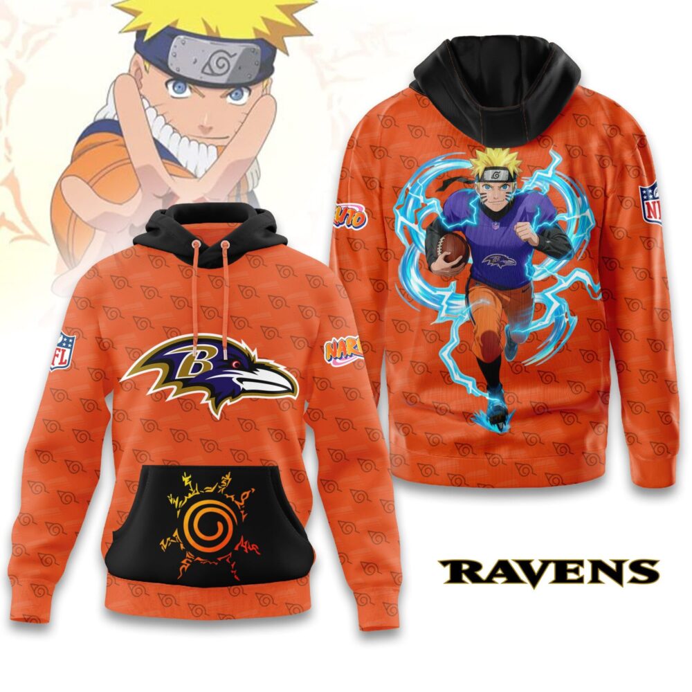 Baltimore Ravens | Premium NFL x Naruto Limited Edition Hoodie MM