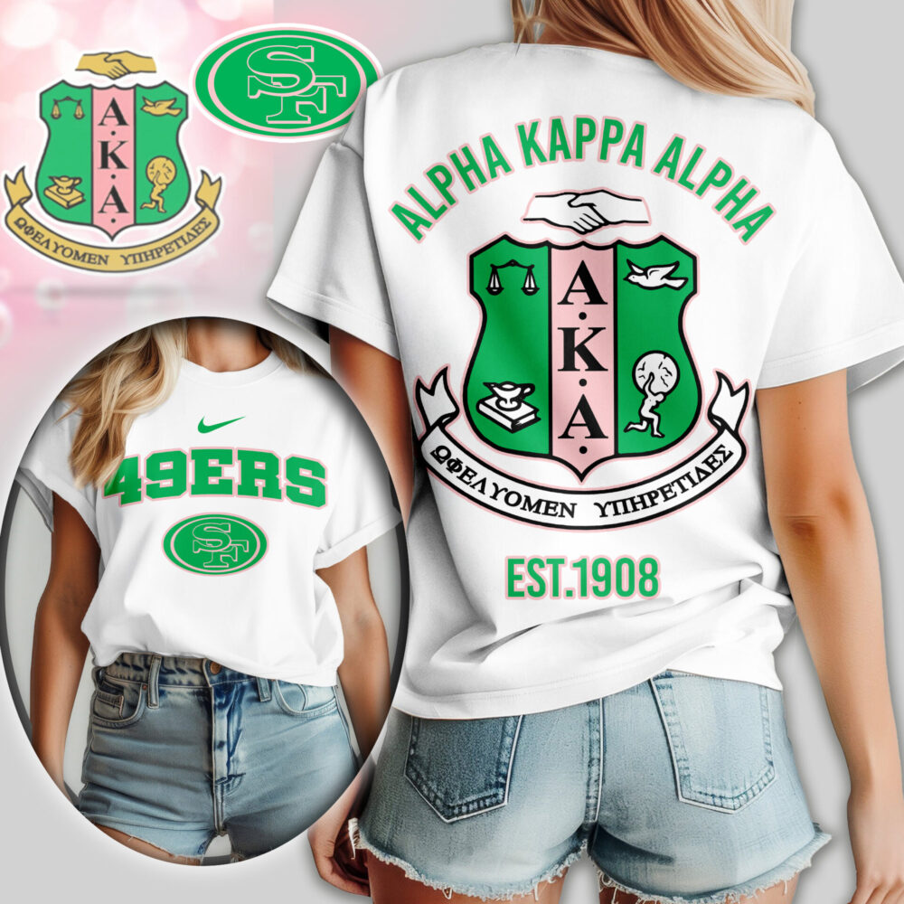 San Francisco 49ers | Premium NFL Alpha Kappa Alpha Women Shirt TD