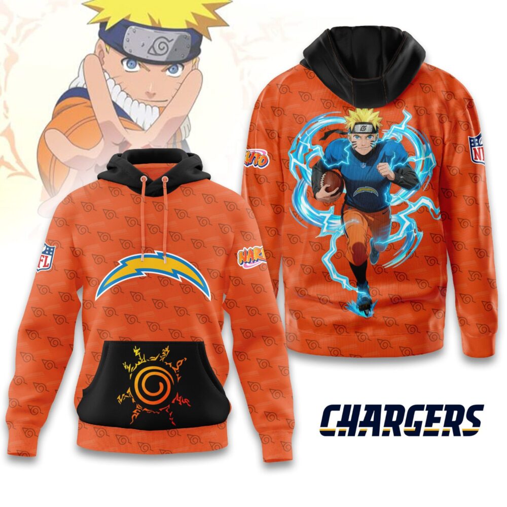 Los Angeles Chargers | Premium NFL x Naruto Limited Edition Hoodie MM