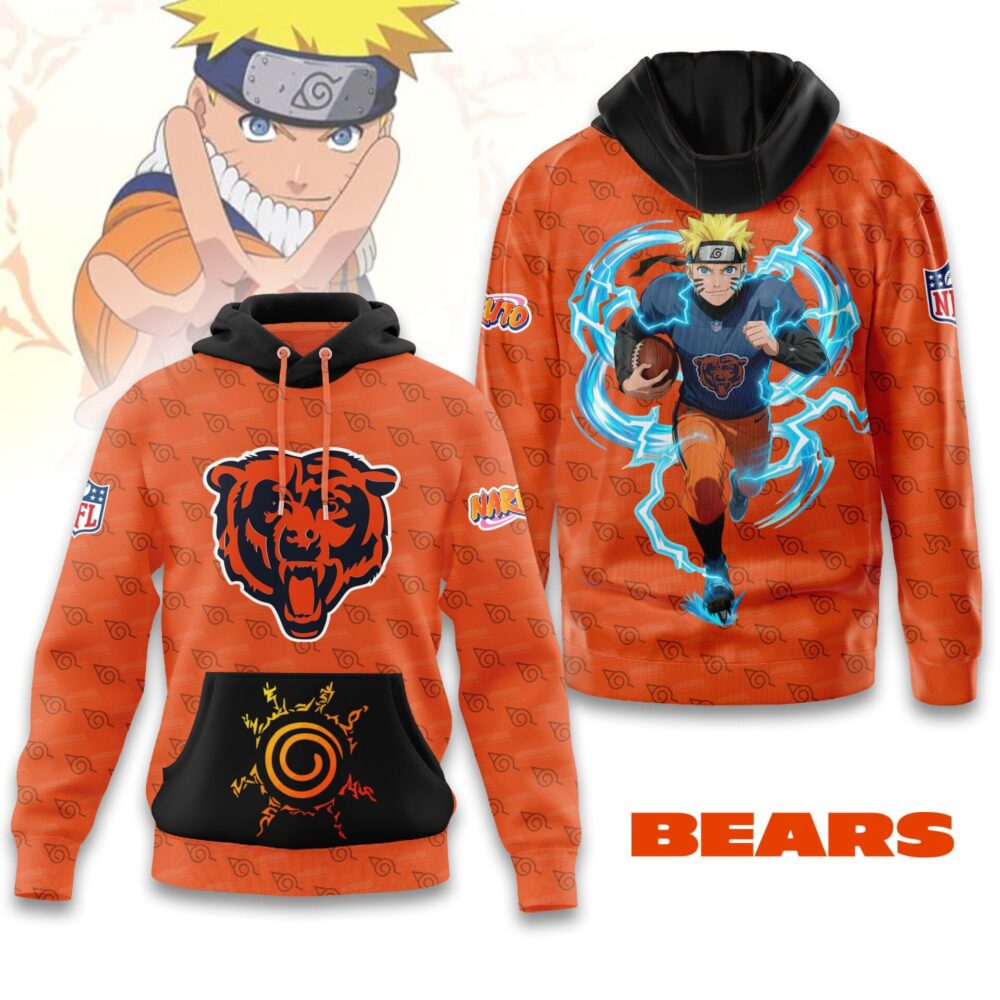 Chicago Bears | Premium NFL x Naruto Limited Edition Hoodie MM