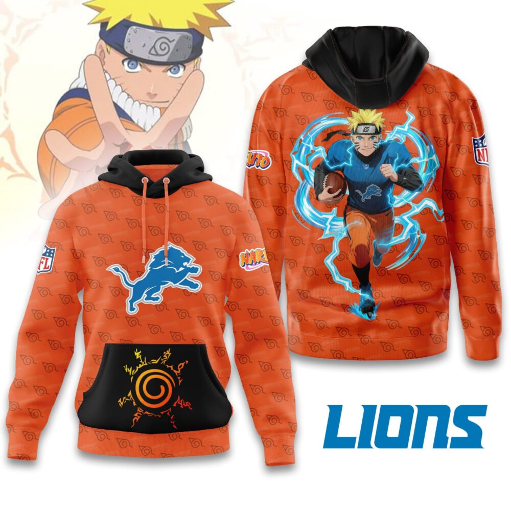 Detroit Lions | Premium NFL x Naruto Limited Edition Hoodie MM