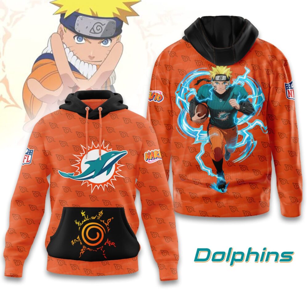 Miami Dolphins | Premium NFL x Naruto Limited Edition Hoodie MM