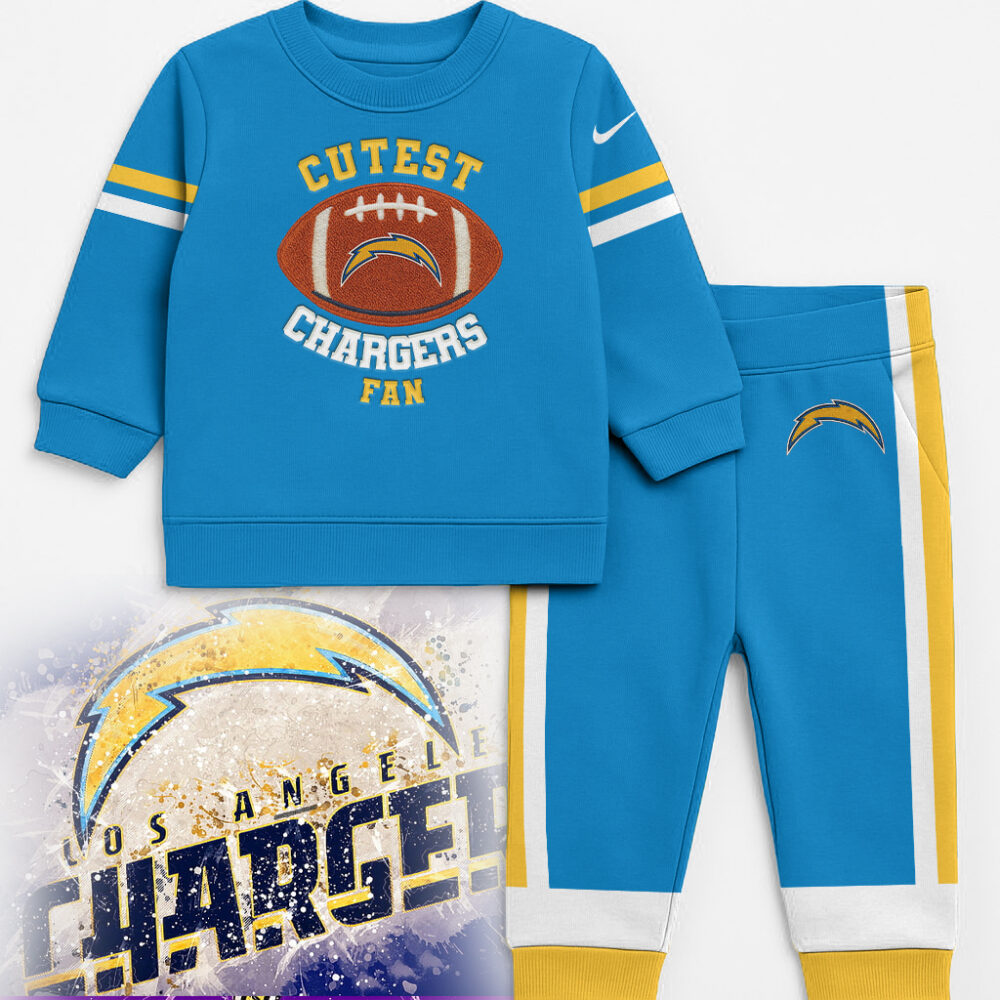 Los Angeles Chargers | Premium NFL Unisex-Baby Shirt and Sweatpants Set
