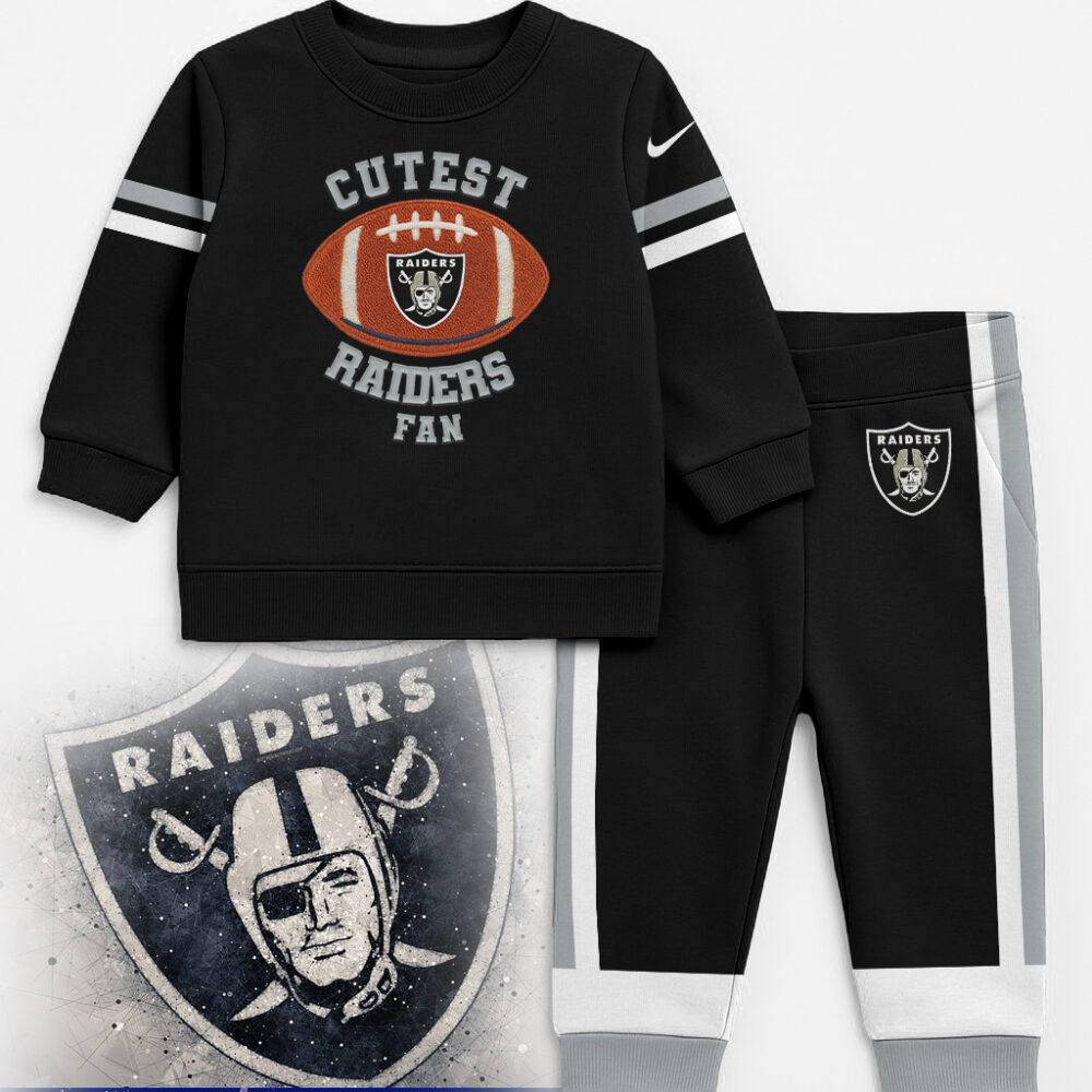 Las Vegas Raiders | Premium NFL Unisex-Baby Shirt and Sweatpants Set