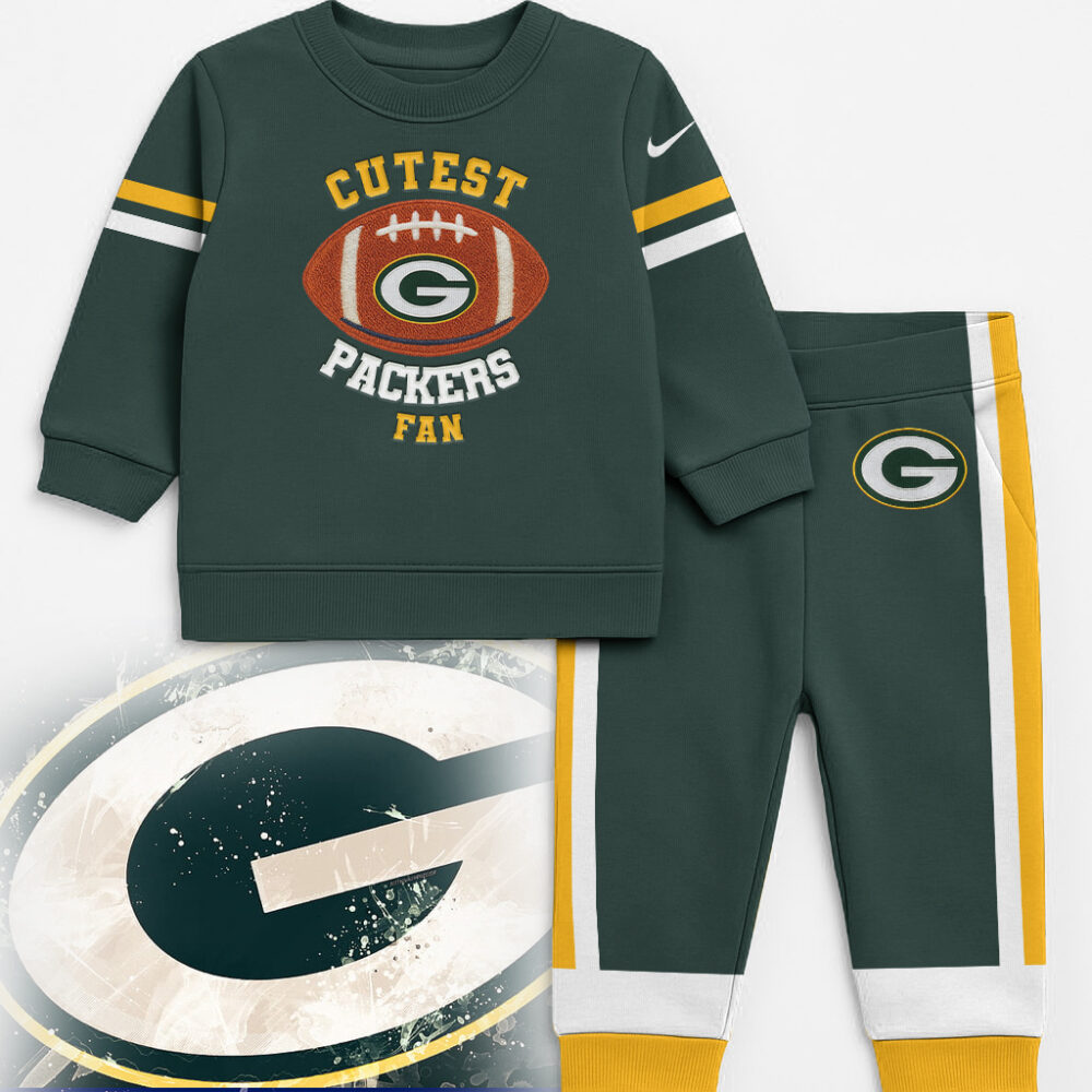 Green Bay Packers | Premium NFL Unisex-Baby Shirt and Sweatpants Set