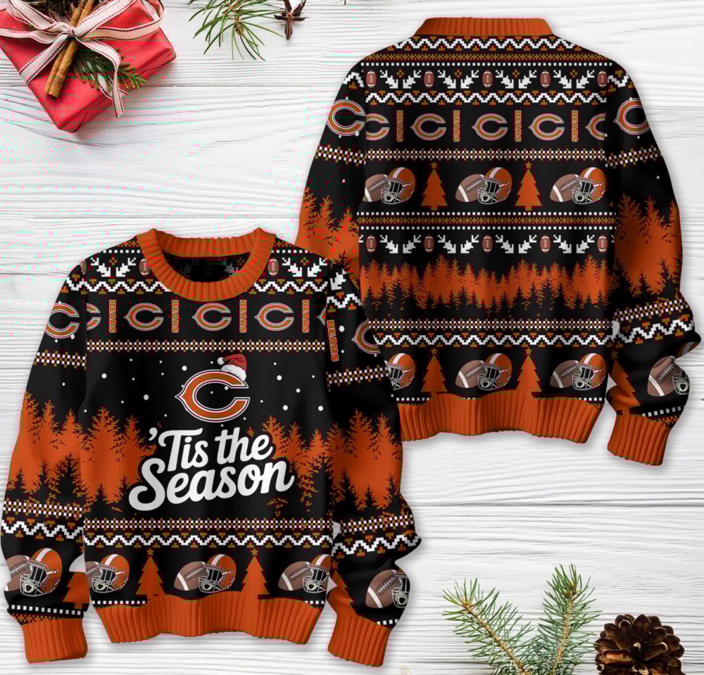 Chicago Bears | Premium NFL Tis The Season Ugly Sweater HY