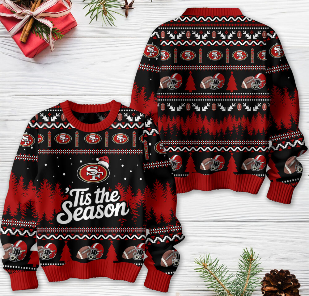 San Francisco 49ers | Premium NFL Tis The Season Ugly Sweater HY