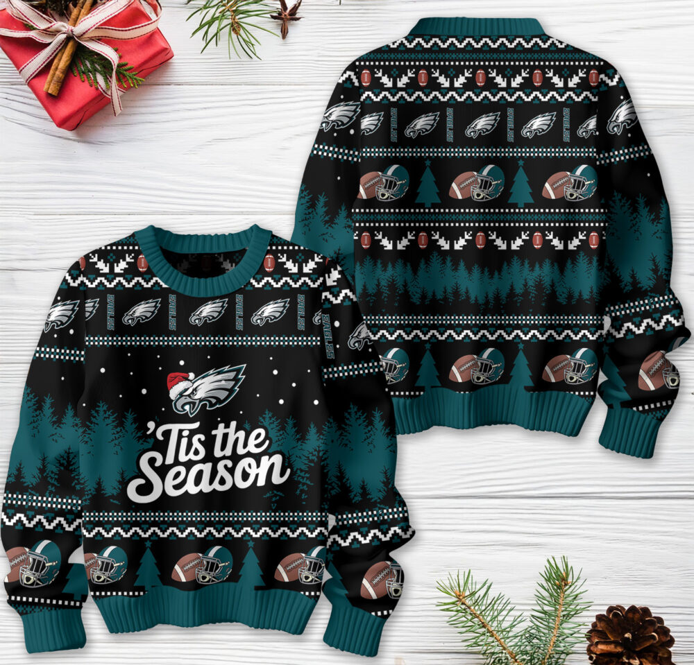 Philadelphia Eagles | Premium NFL Tis The Season Ugly Sweater HY