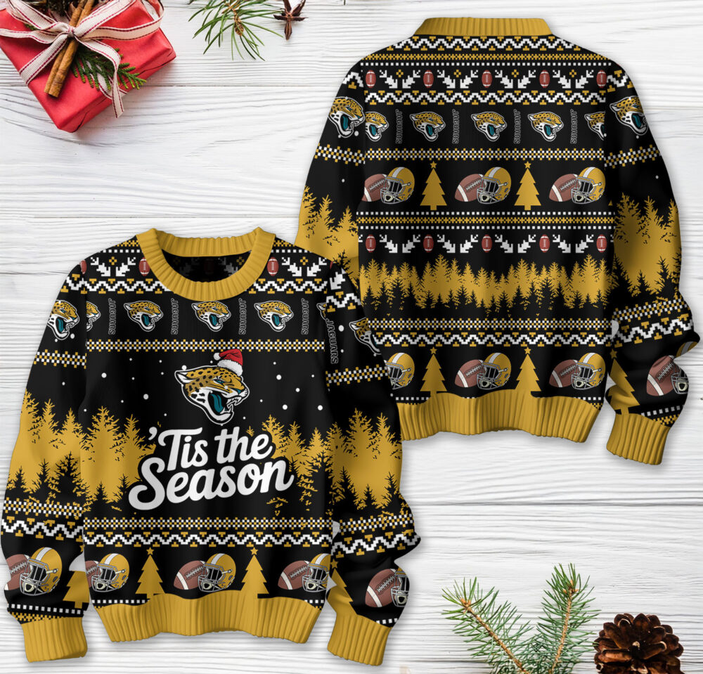 Jacksonville Jaguars | Premium NFL Tis The Season Ugly Sweater HY