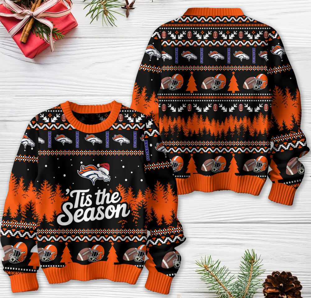 Denver Broncos | Premium NFL Tis The Season Ugly Sweater HY