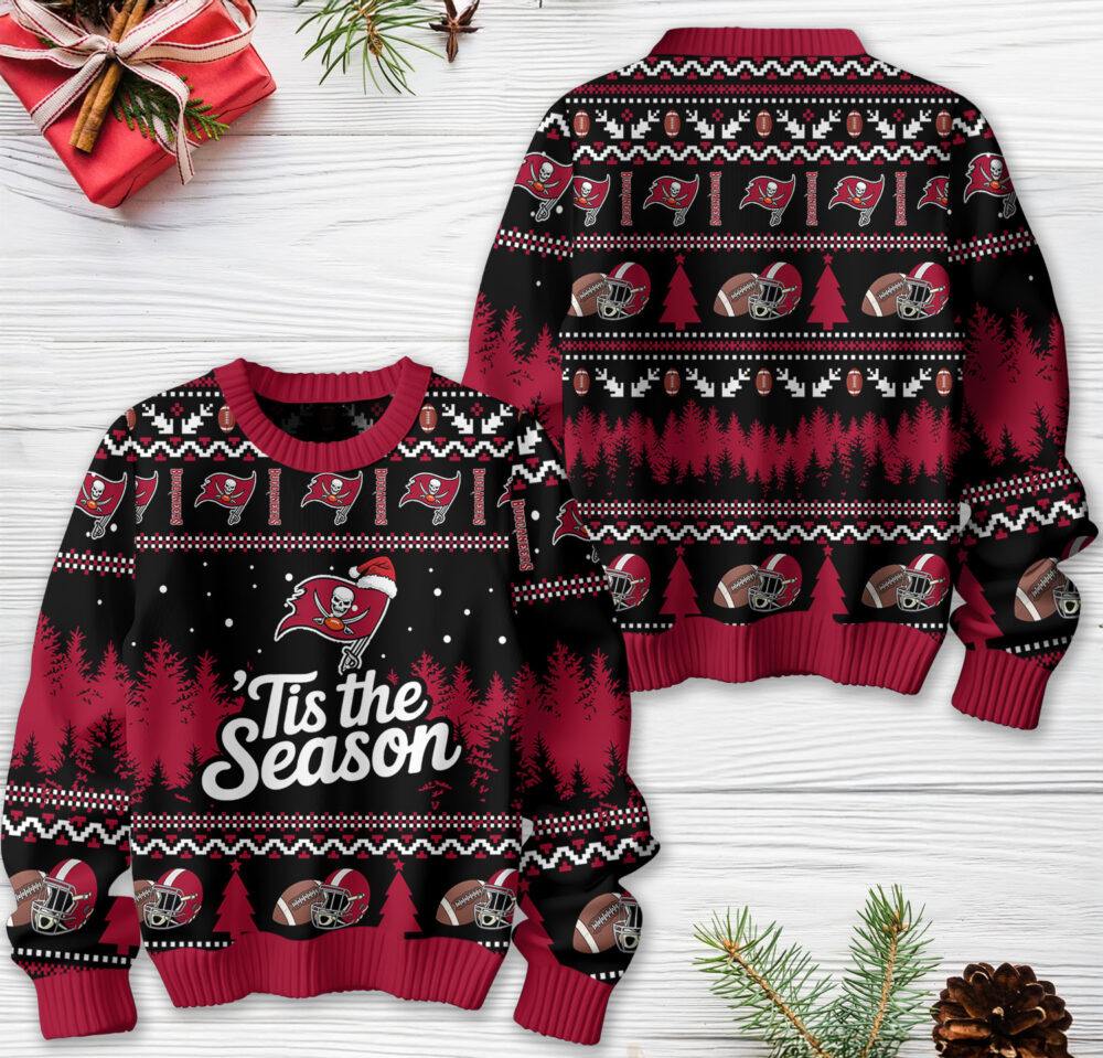 Tampa Bay Buccaneers | Premium NFL Tis The Season Ugly Sweater HY