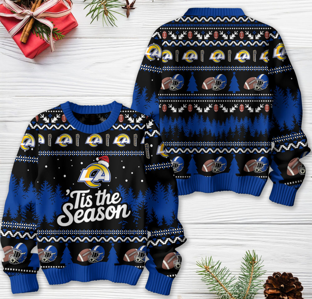 Los Angeles Rams | Premium NFL Tis The Season Ugly Sweater HY
