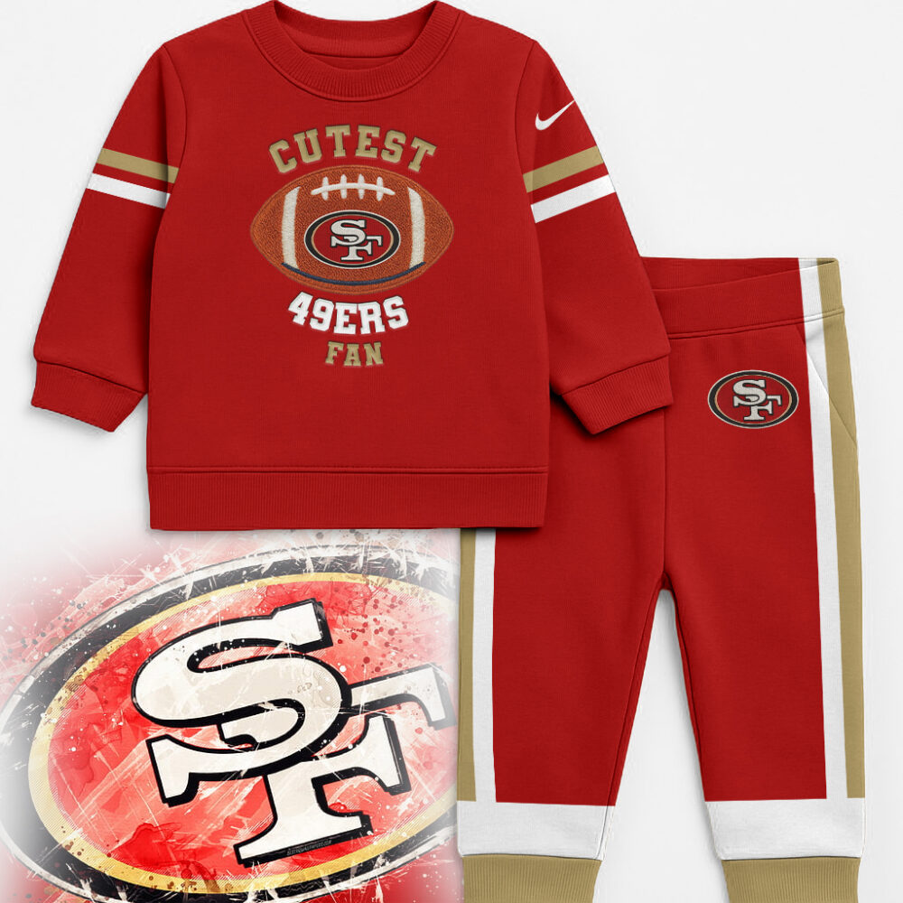 San Francisco 49ers | Premium NFL Unisex-Baby Shirt and Sweatpants Set