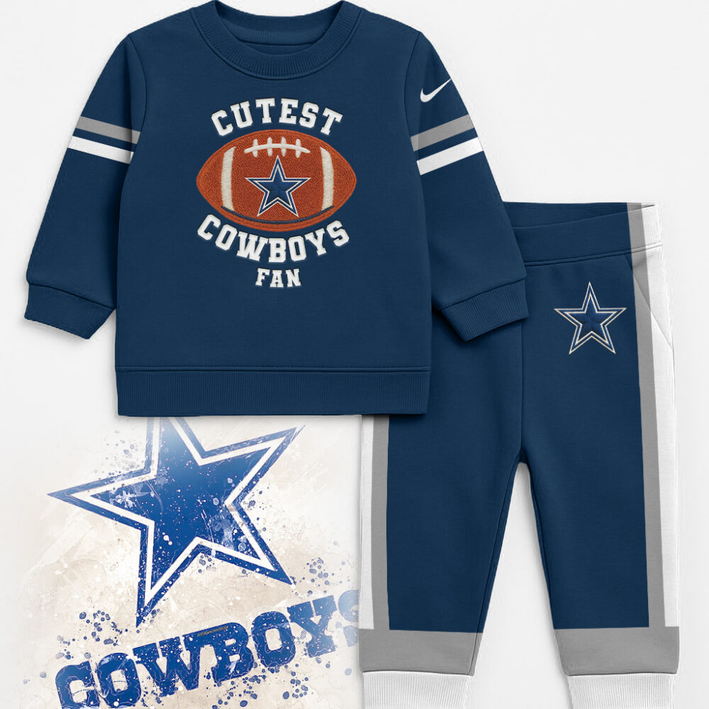 Dallas Cowboys | Premium NFL Unisex-Baby Shirt and Sweatpants Set