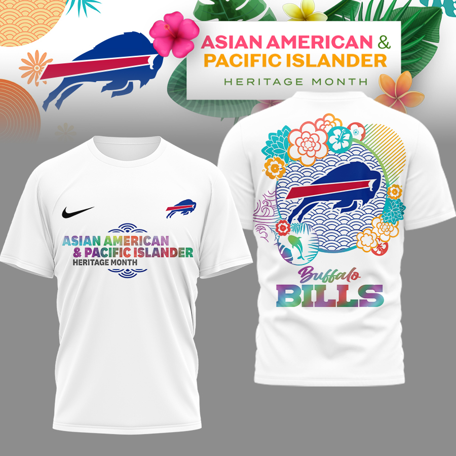 Buffalo Bills | Premium NFL Asian American and Pacific Islander 3D Shirt