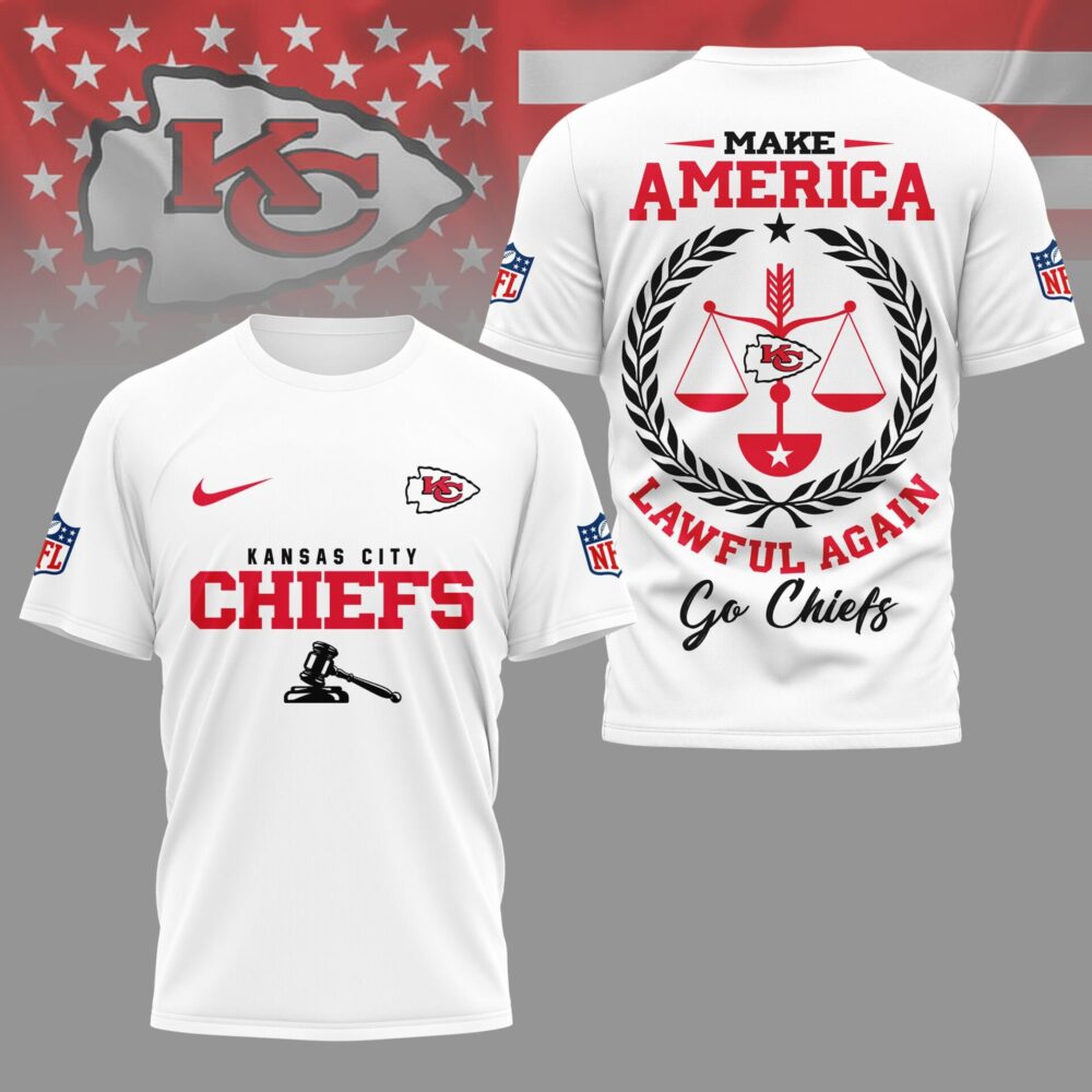 Kansas City Chiefs | Premium NFL Make America Lawful Again 3D Shirt NY