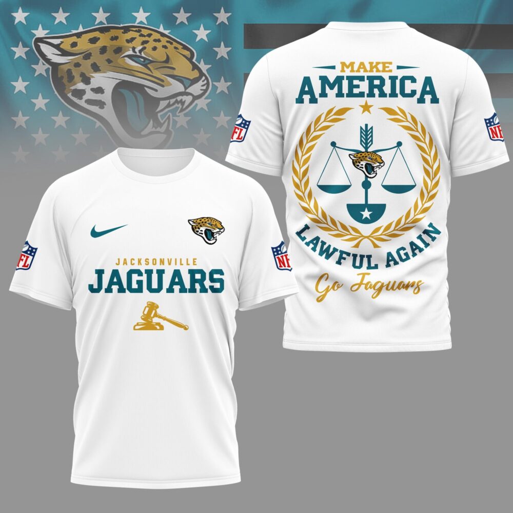 Jacksonville Jaguars | Premium NFL Make America Lawful Again 3D Shirt NY