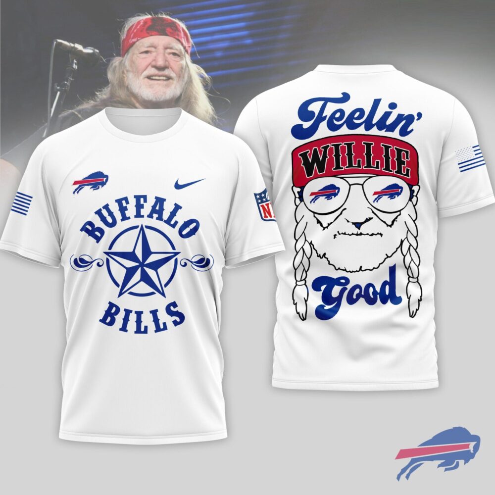 Buffalo Bills | Premium NFL Willie Nelson 3D Shirt
