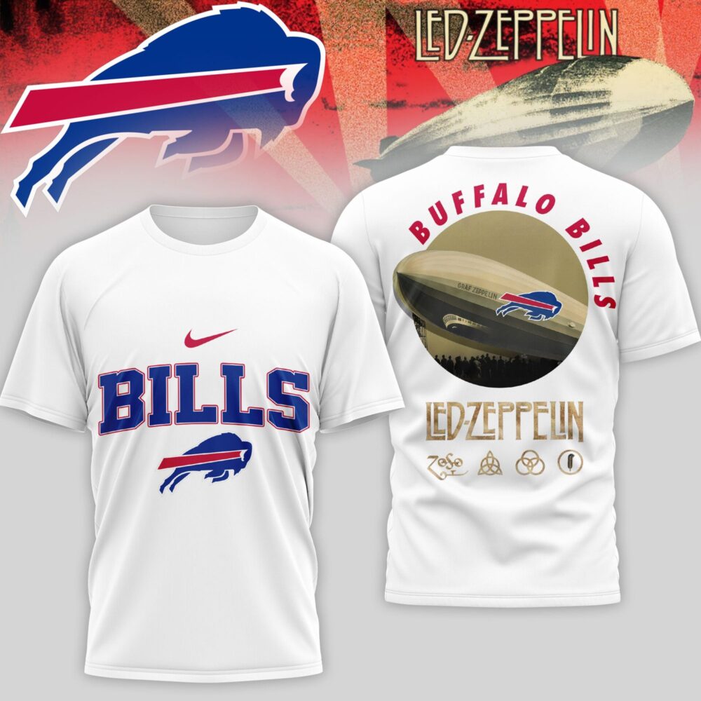 Buffalo Bills | Premium NFL Led Zeppelin 3D Shirt