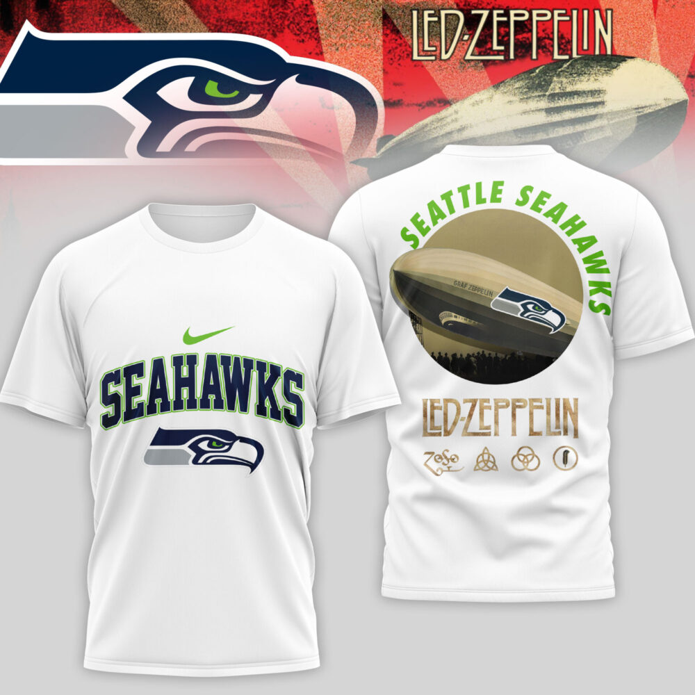 Seattle Seahawks | Premium NFL Led Zeppelin 3D Shirt