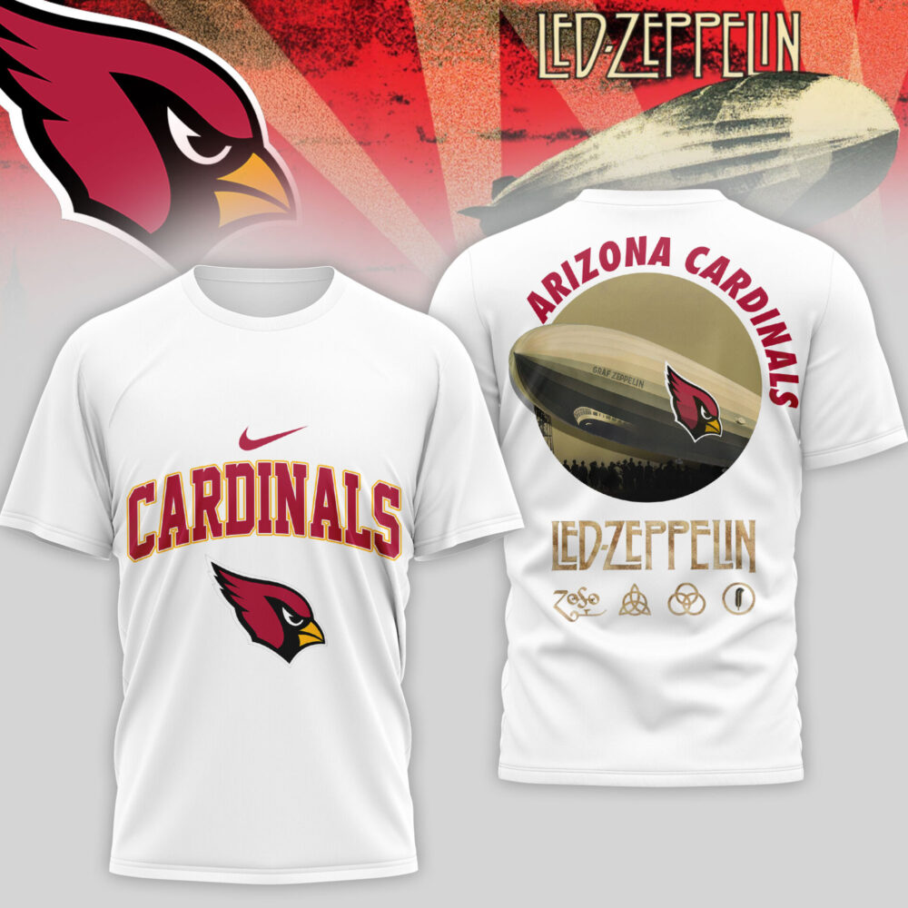 Arizona Cardinals | Premium NFL Led Zeppelin 3D Shirt