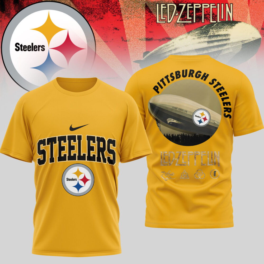 Pittsburgh Steelers | Premium NFL Led Zeppelin 3D Shirt