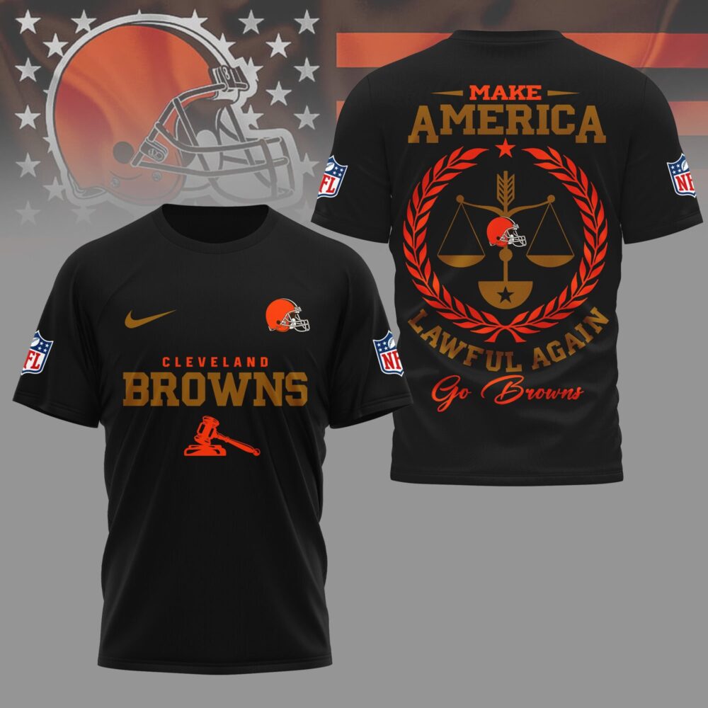 Cleveland Browns | Premium NFL Make America Lawful Again Shirt NY