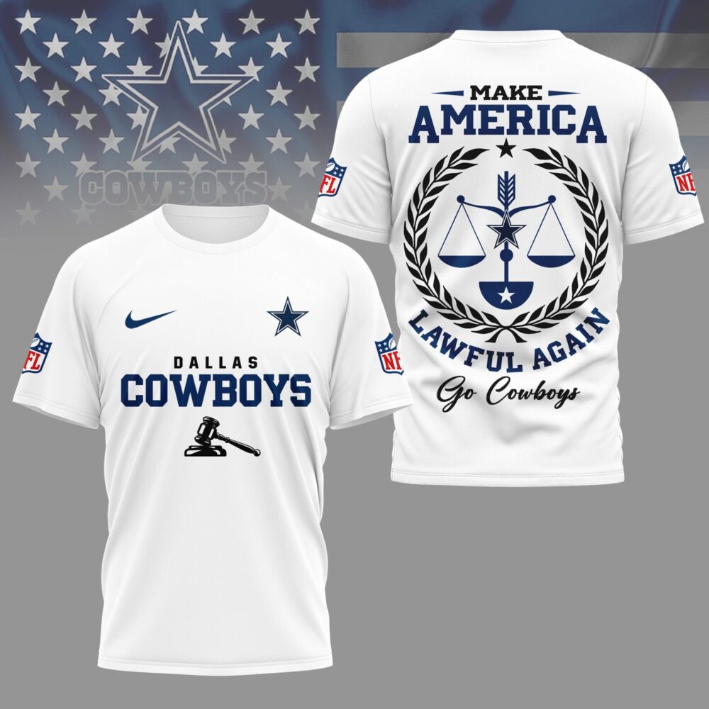 Dallas Cowboys | Premium NFL Make America Lawful Again Shirt NY