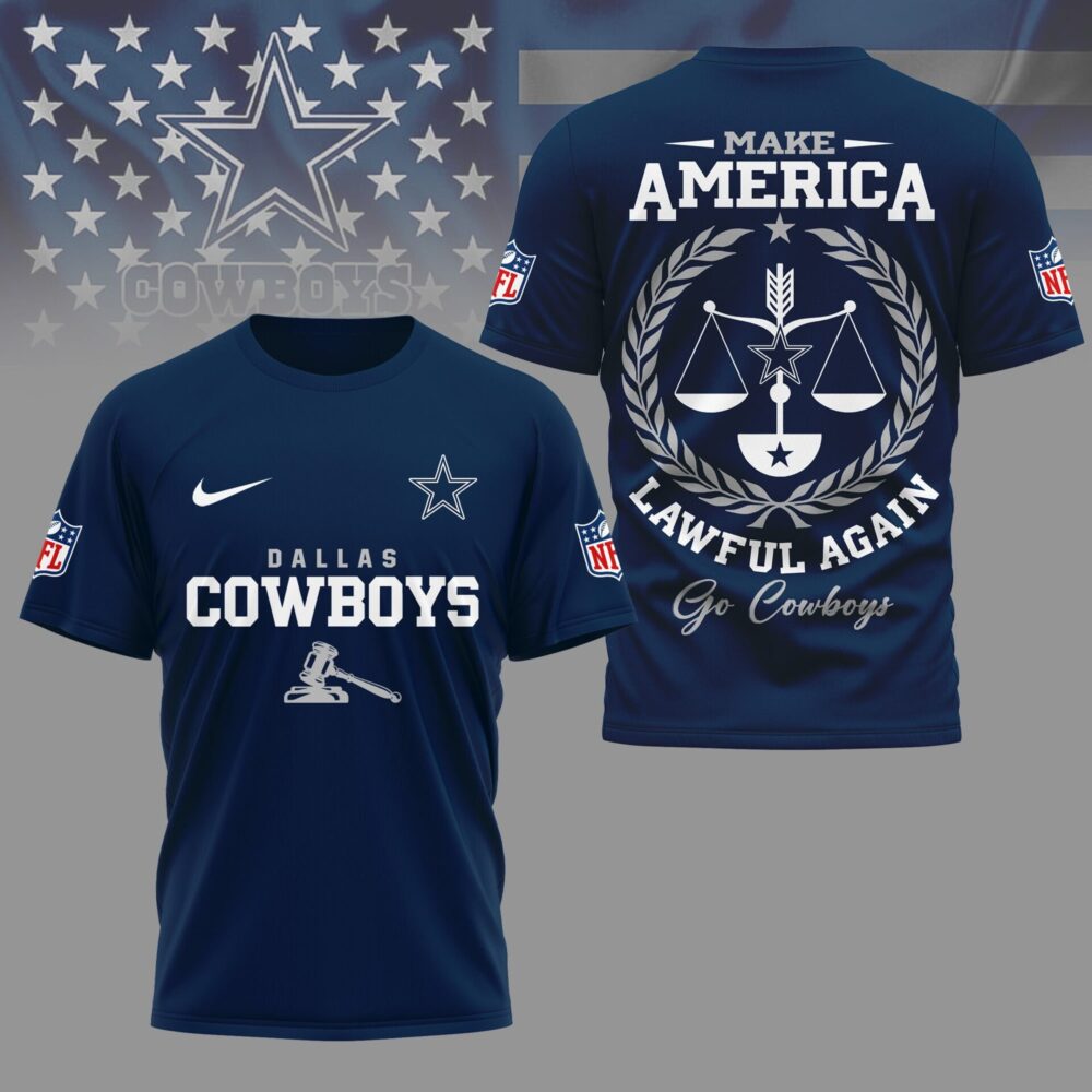 Dallas Cowboys | Premium NFL Make America Lawful Again Shirt NY