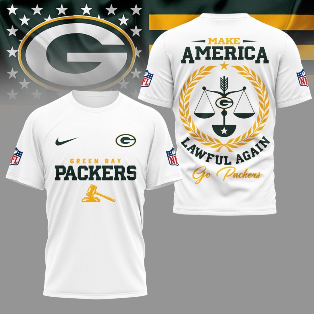 Green Bay Packers | Premium NFL Make America Lawful Again Shirt NY
