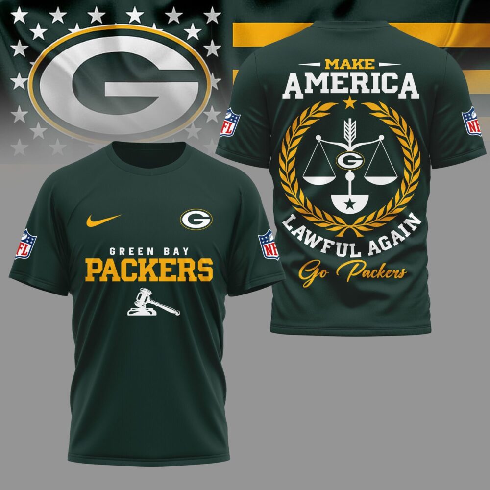 Green Bay Packers | Premium NFL Make America Lawful Again Shirt NY