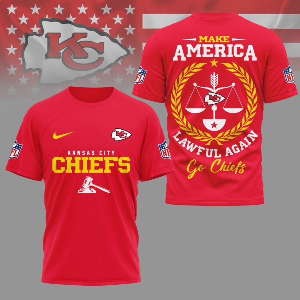 Kansas City Chiefs | Premium NFL Make America Lawful Again Shirt NY