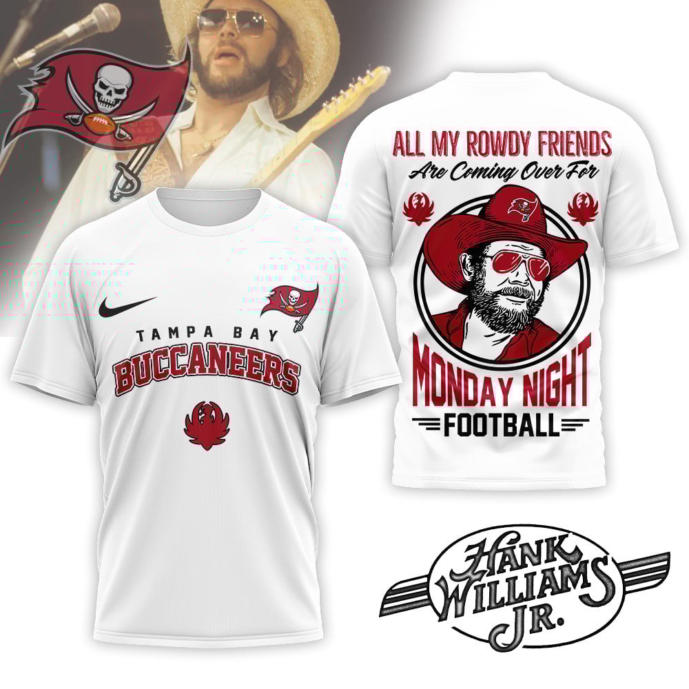 Tampa Bay Buccaneers | Premium NFL Hank Williams Jr. 3D Shirt MM