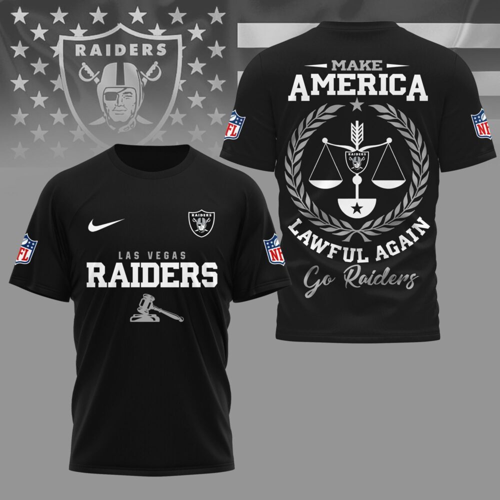 Las Vegas Raiders | Premium NFL Make America Lawful Again Shirt NY