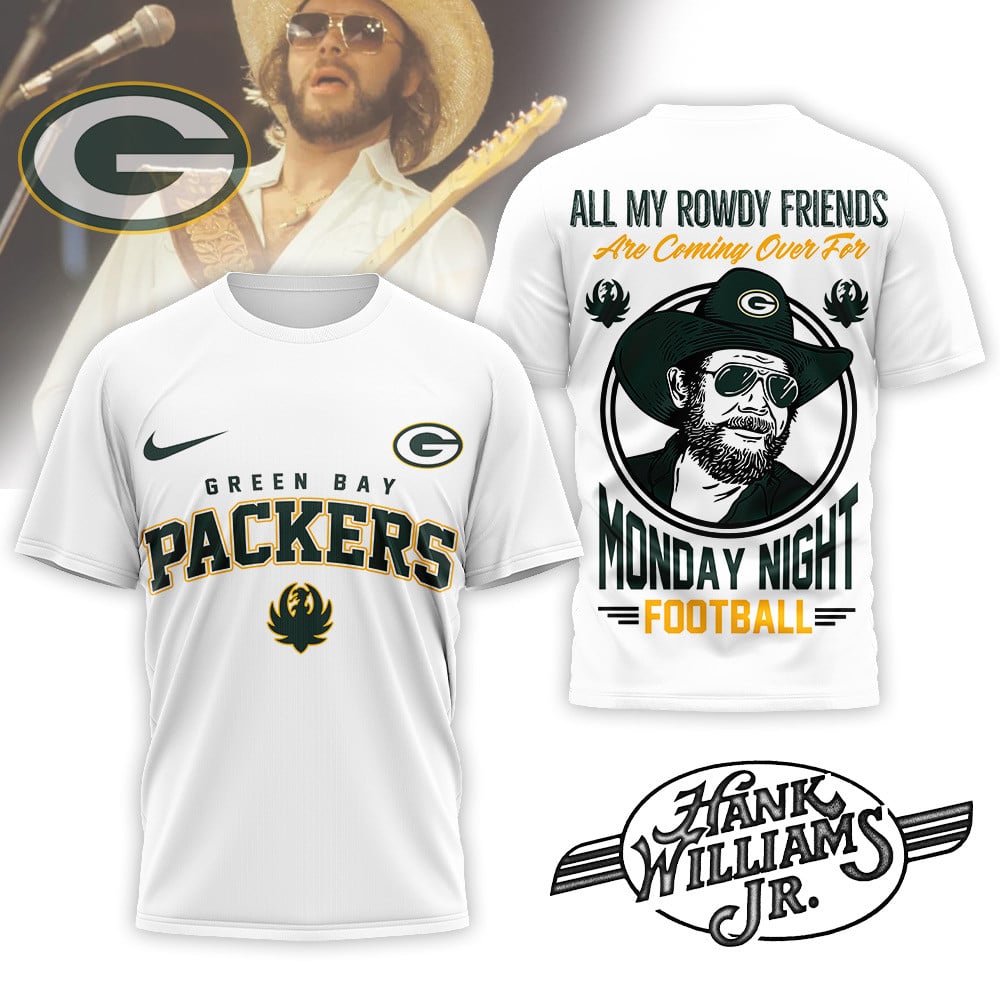 Green Bay Packers | Premium NFL Hank Williams Jr. 3D Shirt MM